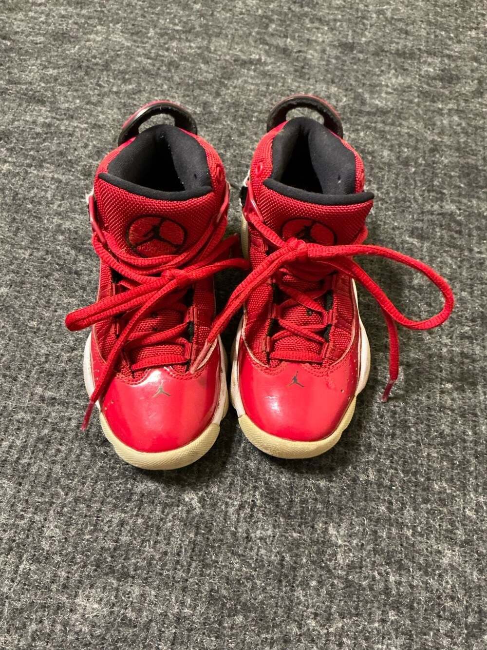 Jordan 6 Rings Kids Size 12C Color Red